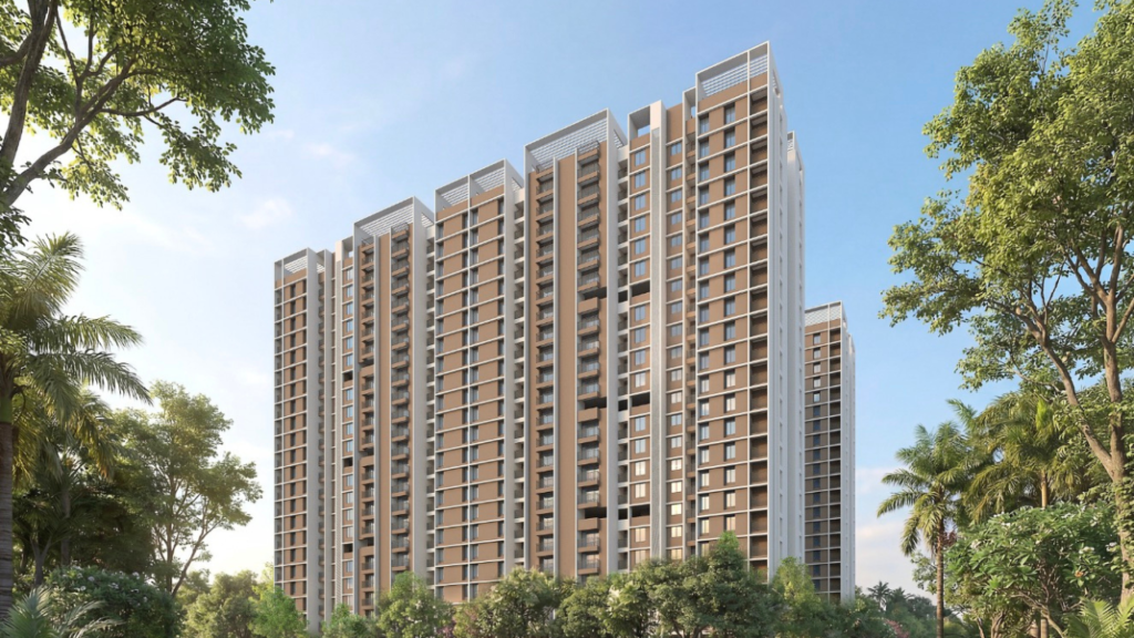 topaz towers side view