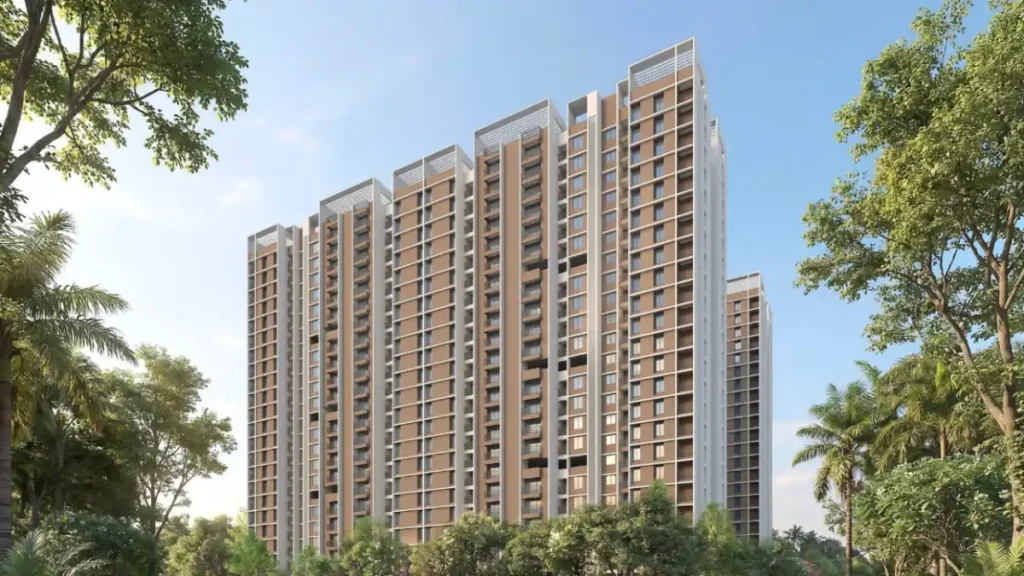 topaz towers side view